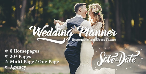 Wedding Planner-婚礼婚庆求婚策划WordPress主题