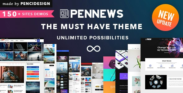 PenNews-很漂亮的新闻杂志博客WordPress主题