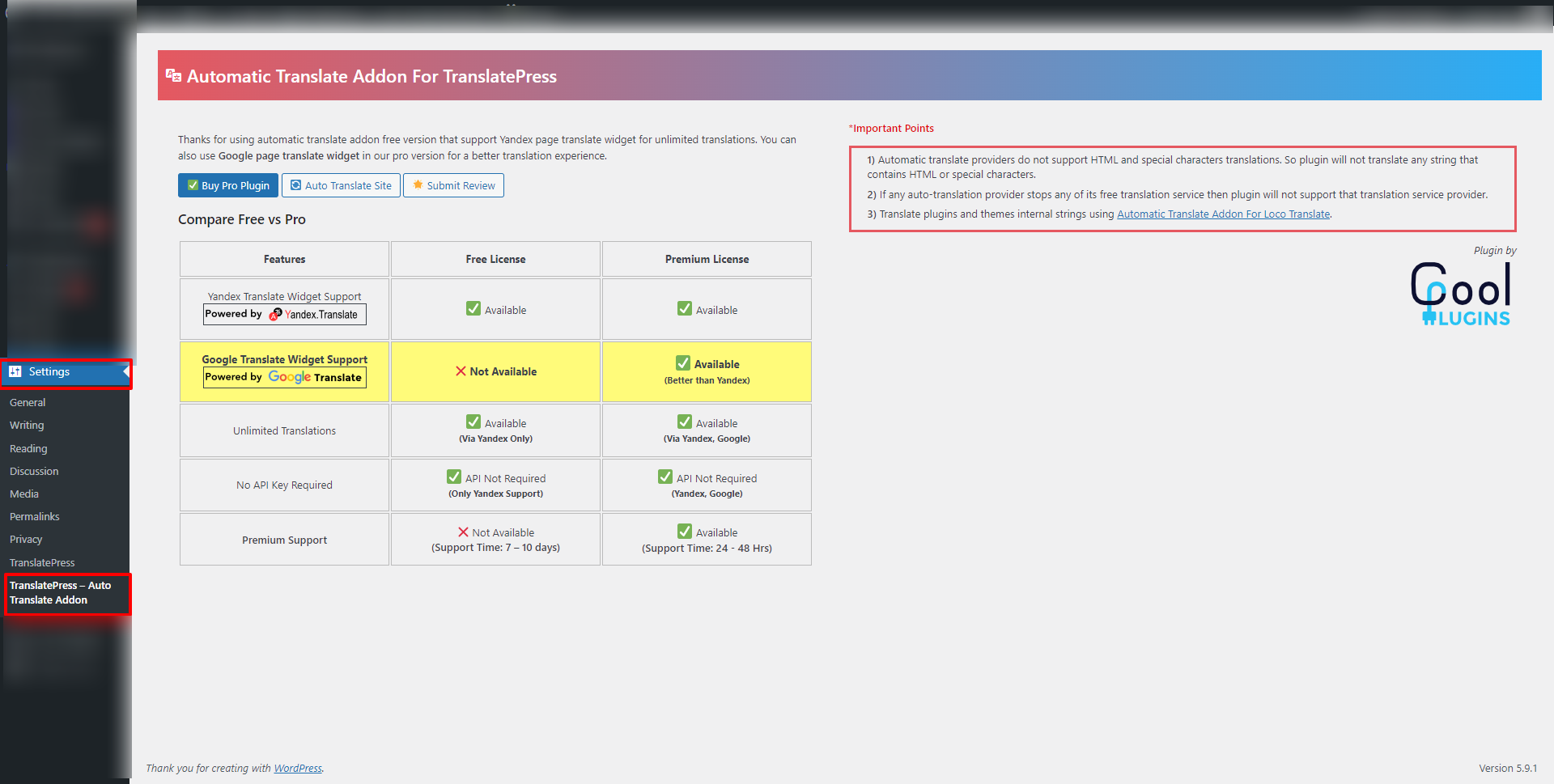Automatic Translate Addon For TranslatePress Pro自动化翻译扩展插件插图5-WP资源海