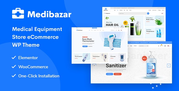 Medibazar 卫生用品医药医疗设备WordPress主题