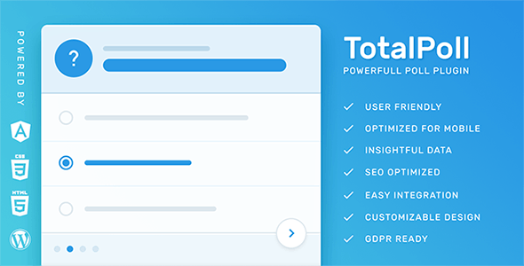 TotalPoll Pro-用户投票评分WordPress投票插件[更至v4.11.0]