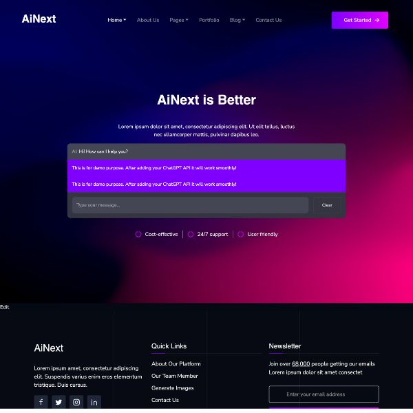 AiNext-AI机构AI公司网站模板WordPress主题插图3-WP资源海