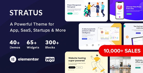Stratus v4.2.5 软件APP网站模板WordPress主题