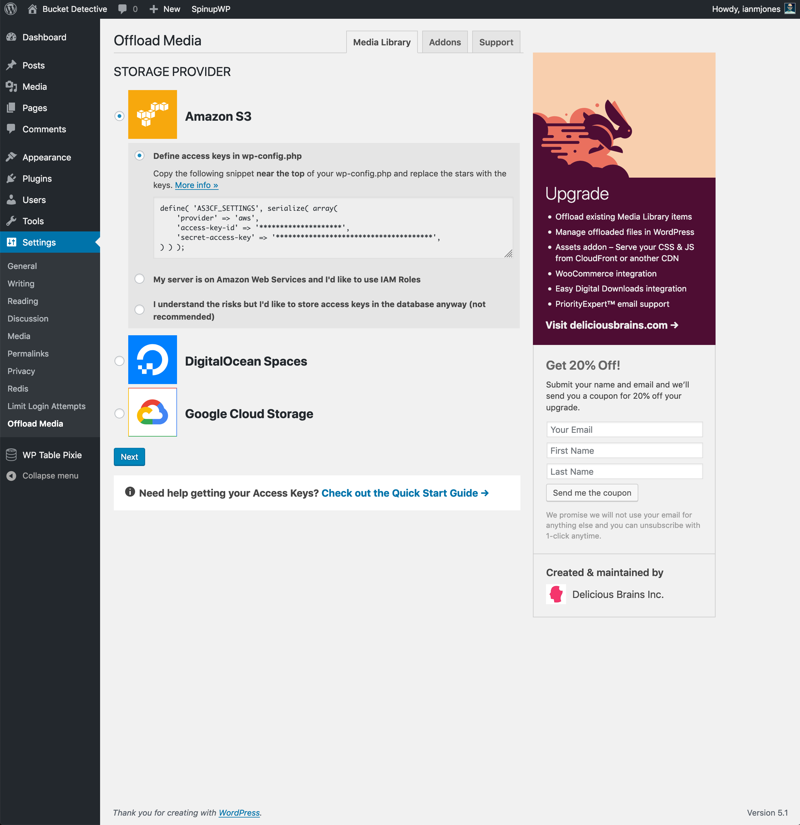WP Offload Media Pro-媒体云存储网站加速WordPress插件插图2-WP资源海 WP Offload Media Pro-媒体云存储网站加速WordPress插件插图2-WP资源海