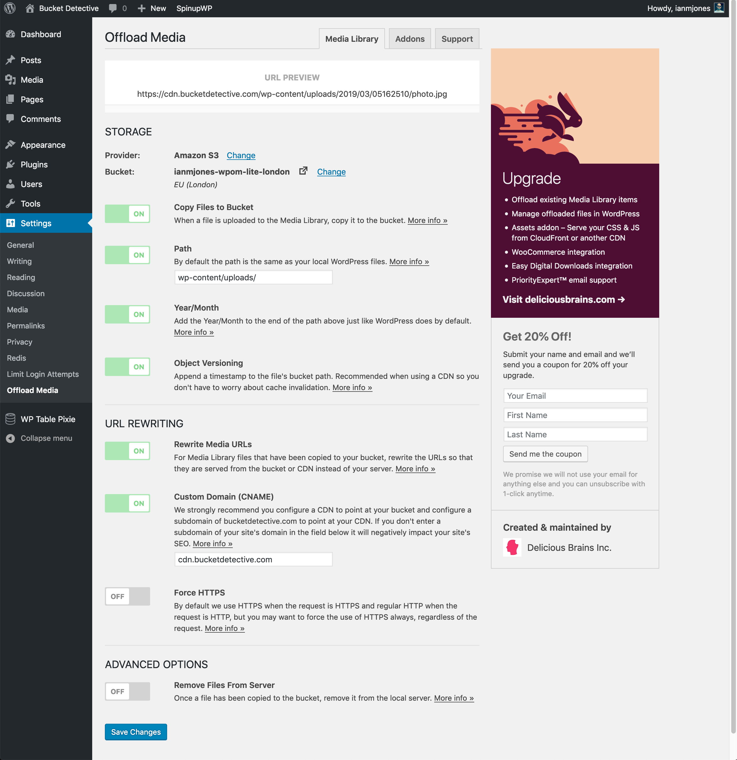 WP Offload Media Pro-媒体云存储网站加速WordPress插件插图5-WP资源海 WP Offload Media Pro-媒体云存储网站加速WordPress插件插图5-WP资源海