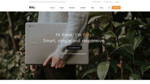 Billey-创意多用途网站模板WordPress主题插图7-WP资源海 Billey-创意多用途网站模板WordPress主题插图7-WP资源海