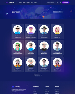 Genifty 炫酷风NFT市场/数字藏品HTML网站模板插图8-WP资源海 Genifty 炫酷风NFT市场/数字藏品HTML网站模板插图8-WP资源海
