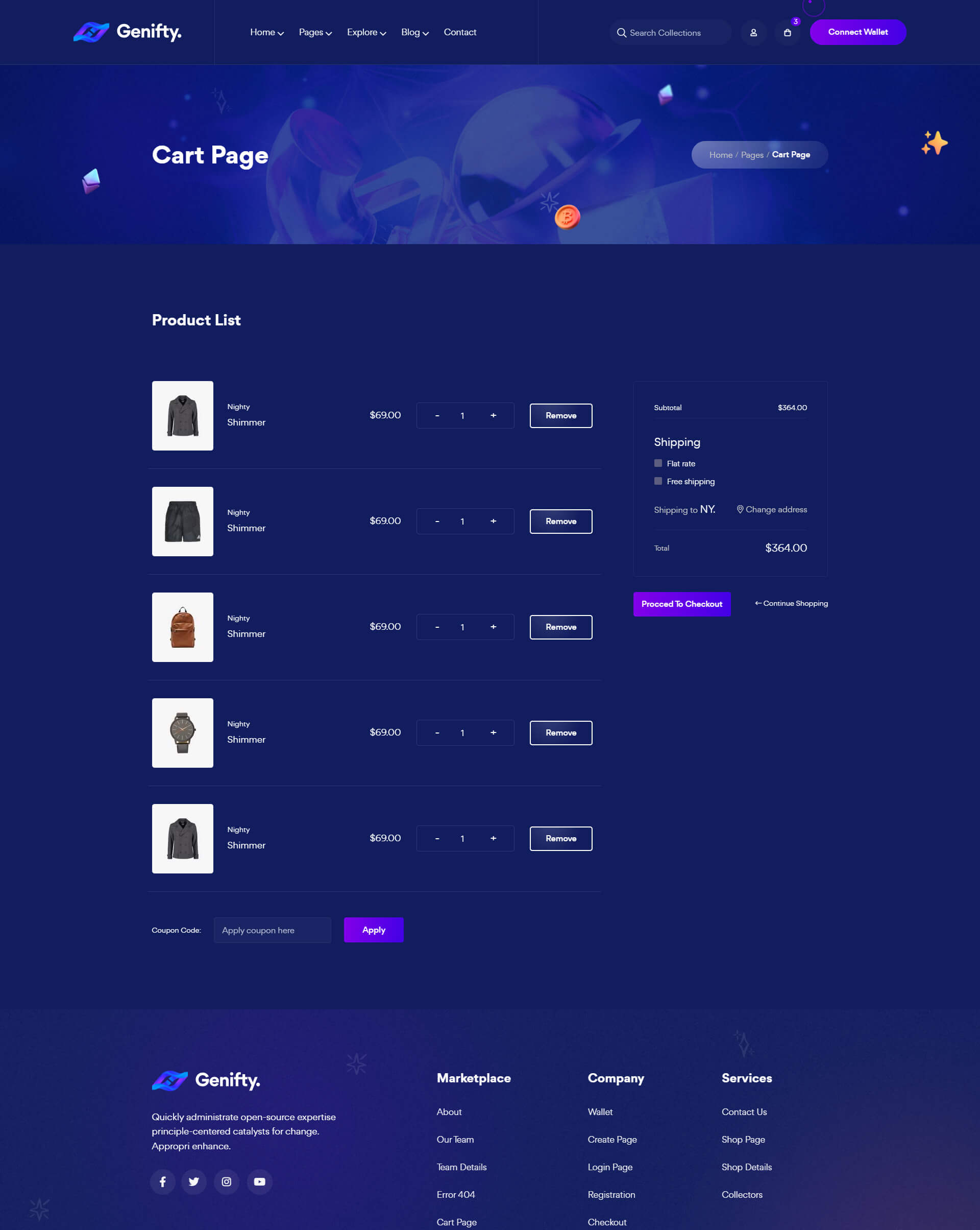 Genifty 炫酷风NFT市场/数字藏品HTML网站模板插图18-WP资源海 Genifty 炫酷风NFT市场/数字藏品HTML网站模板插图18-WP资源海