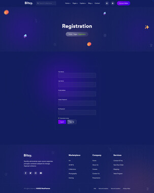 Genifty 炫酷风NFT市场/数字藏品HTML网站模板插图19-WP资源海 Genifty 炫酷风NFT市场/数字藏品HTML网站模板插图19-WP资源海