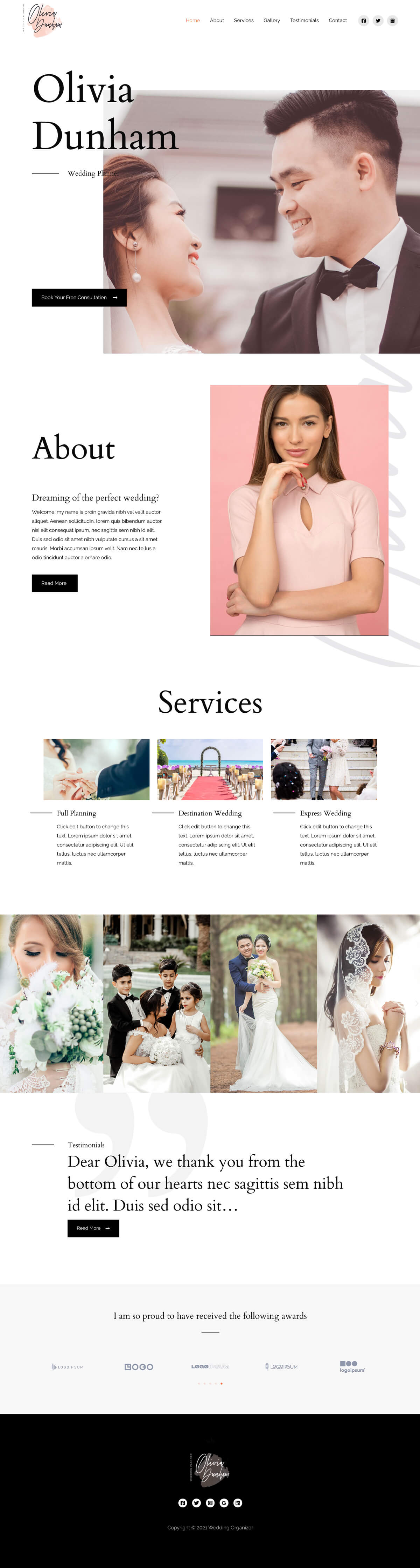 整站模板_婚礼策划婚庆公司网站成品模板_一键导入式快速建站模板