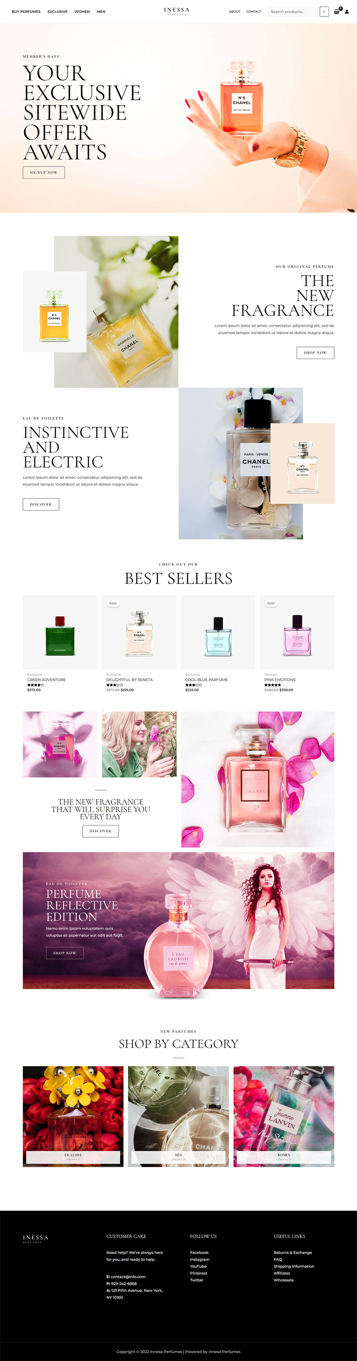 整站模板_高级香水与化妆产品网站成品模板_一键导入式快速建站模板