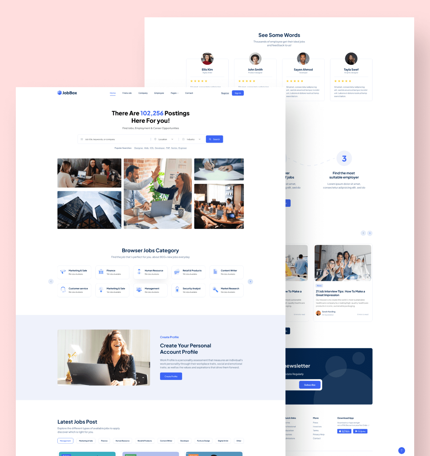 JobBox 招聘求职找工作网站模板WordPress主题插图6-WP资源海 JobBox 招聘求职找工作网站模板WordPress主题插图6-WP资源海