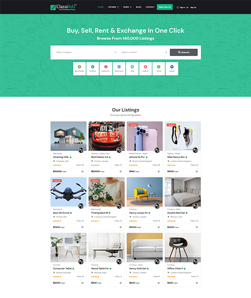 Classiads-广告与信息发布平台网站模板WordPress主题插图19-WP资源海 Classiads-广告与信息发布平台网站模板WordPress主题插图19-WP资源海