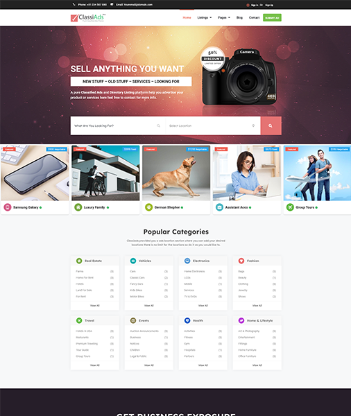 Classiads-广告与信息发布平台网站模板WordPress主题插图14-WP资源海 Classiads-广告与信息发布平台网站模板WordPress主题插图14-WP资源海