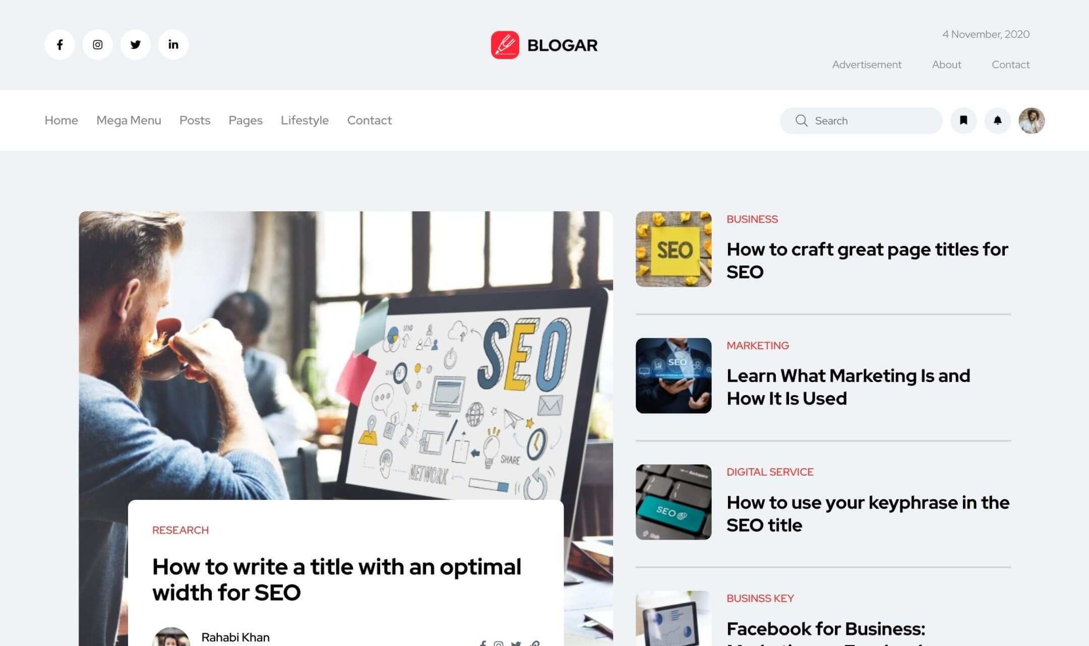 Blogar-现代简约专业的WordPress博客杂志主题插图10-WP资源海 Blogar-现代简约专业的WordPress博客杂志主题插图10-WP资源海