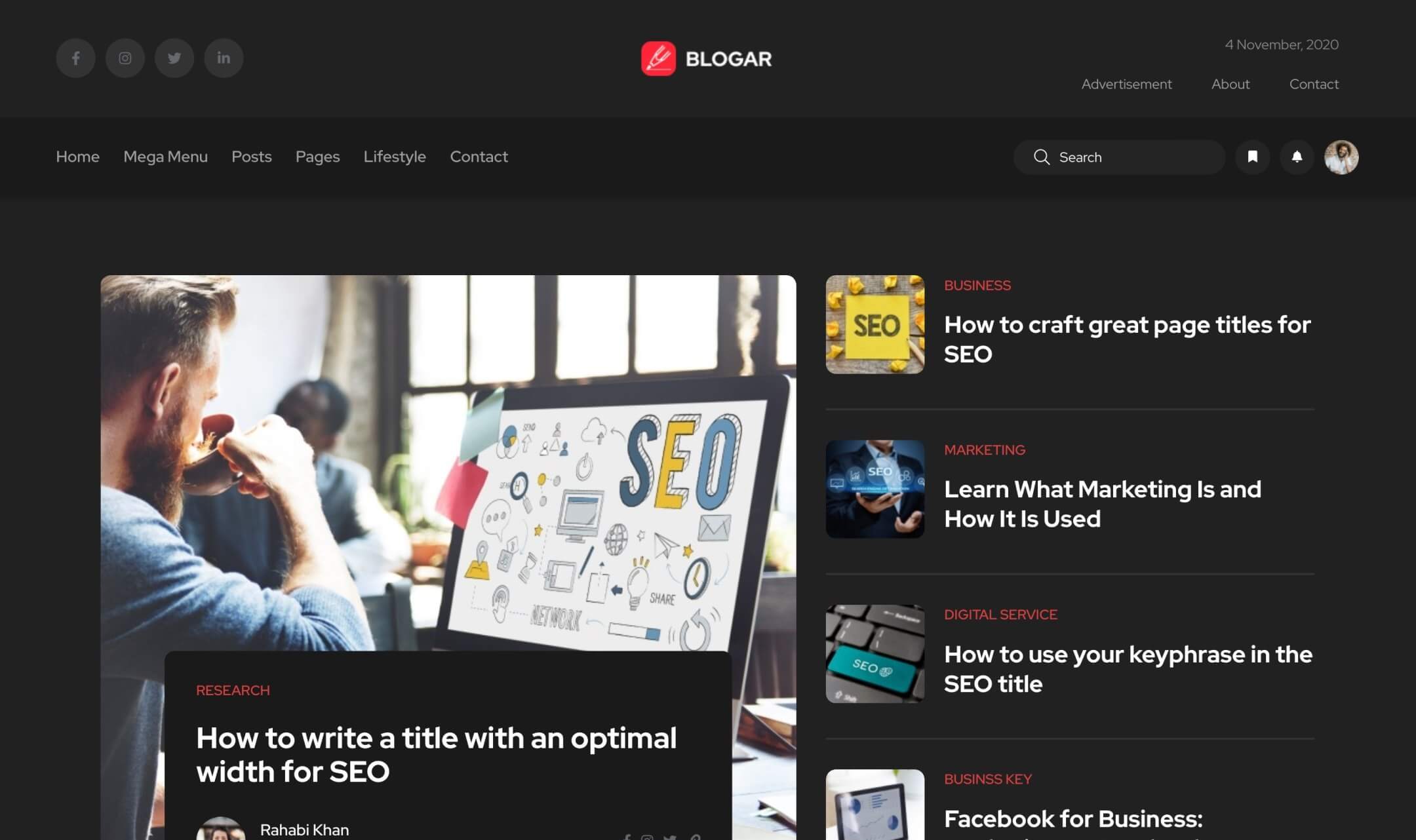 Blogar-现代简约专业的WordPress博客杂志主题插图11-WP资源海 Blogar-现代简约专业的WordPress博客杂志主题插图11-WP资源海