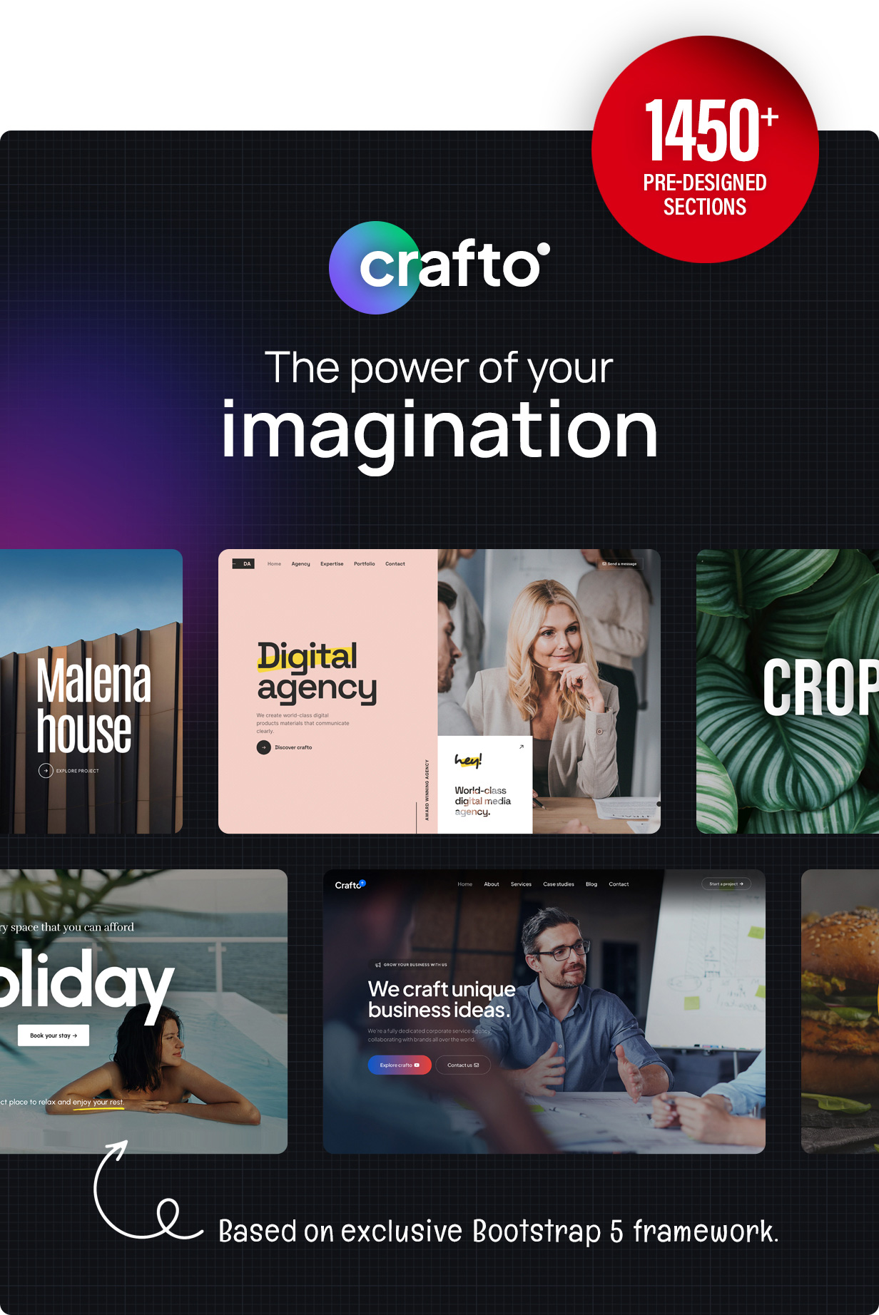 Crafto-超漂亮多用途企业网站HTML模板插图8-WP资源海