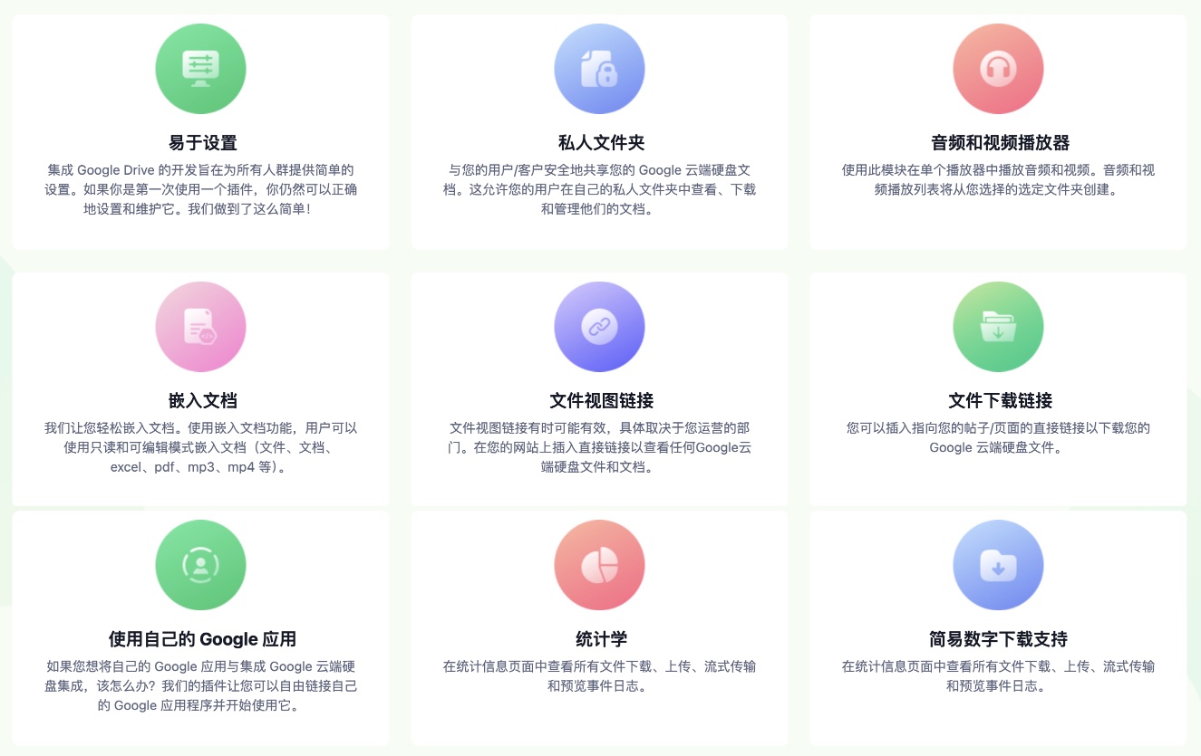 Integrate Google Drive Pro-谷歌云端硬盘文件管理WordPress插件插图13-WP资源海 Integrate Google Drive Pro-谷歌云端硬盘文件管理WordPress插件插图13-WP资源海