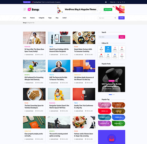 Benqu-新闻杂志博客网站模板WordPress主题[更至v1.1.4]插图11-WP资源海