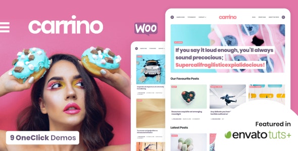 Carrino-新闻杂志博客WordPress古腾堡主题
