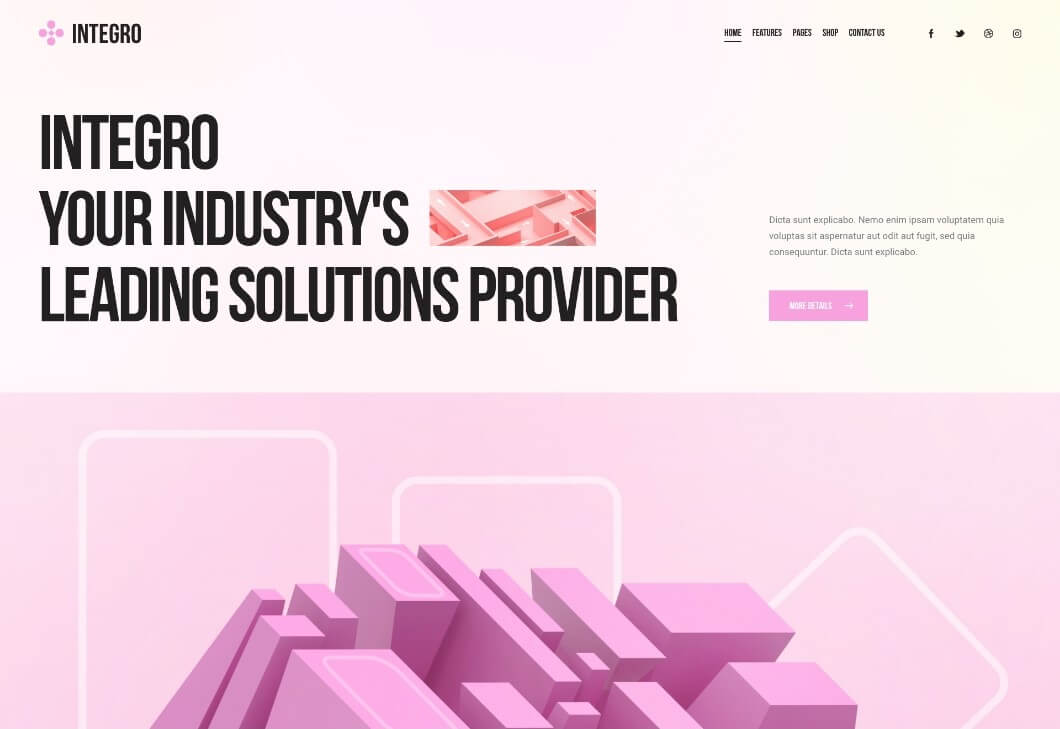 Integro-设计绘画IT科技公司网站模板WordPress主题插图8-WP资源海