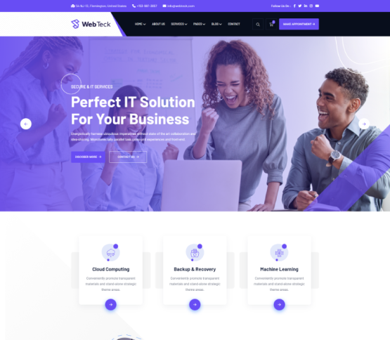 Webteck-互联网IT科技公司网站模板WordPress主题插图5-WP资源海 Webteck-互联网IT科技公司网站模板WordPress主题插图5-WP资源海