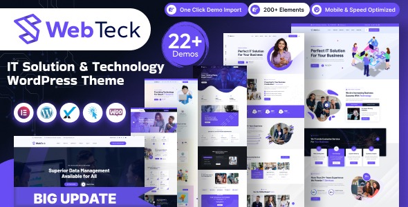 Webteck-互联网IT科技公司网站模板WordPress主题