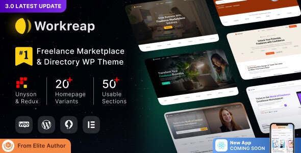 Workreap-求职招聘找工作网站模板WordPress主题