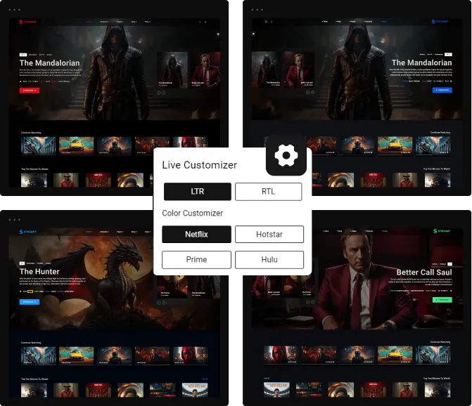Streamit-前端多框架炫酷电影网站网页模板[更至v5.4.0]插图9-WP资源海