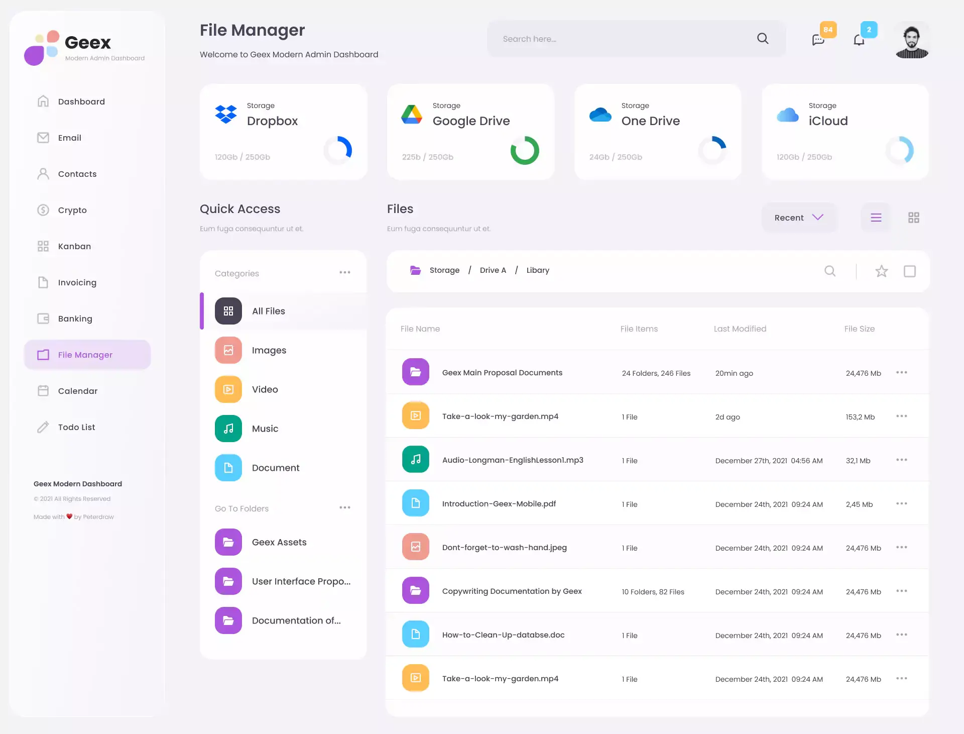 Geex | Bootstrap5 后台管理仪表板 HTML 模板[更至v1.0.2]插图5-WP资源海