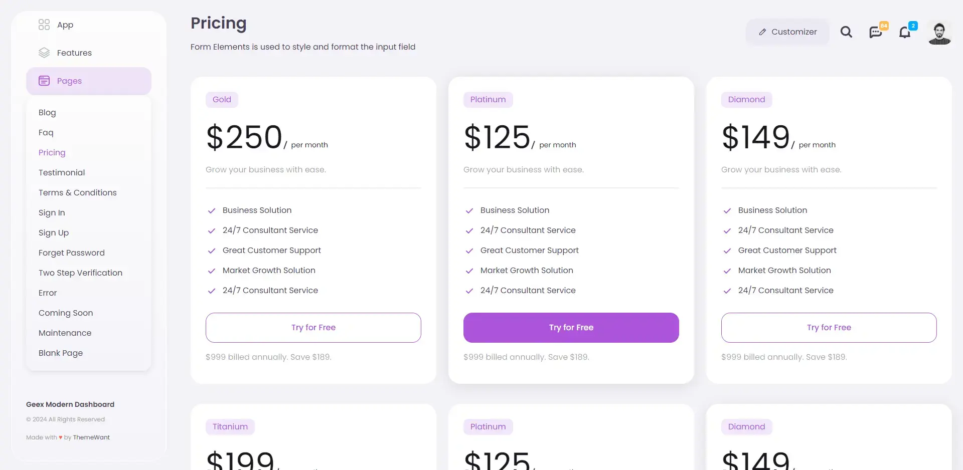 Geex | Bootstrap5 后台管理仪表板 HTML 模板[更至v1.0.2]插图14-WP资源海