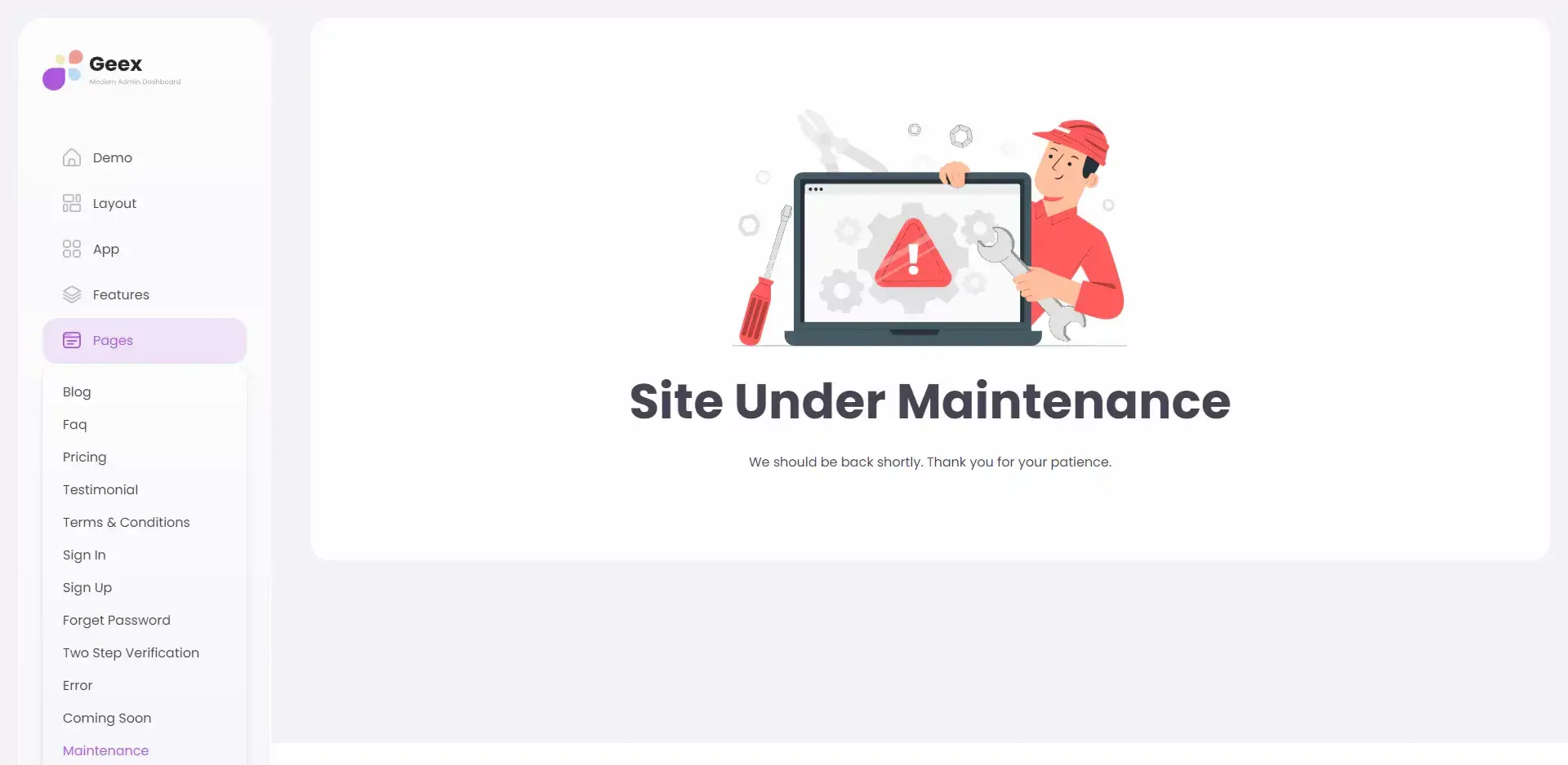 Geex | Bootstrap5 后台管理仪表板 HTML 模板[更至v1.0.2]插图15-WP资源海