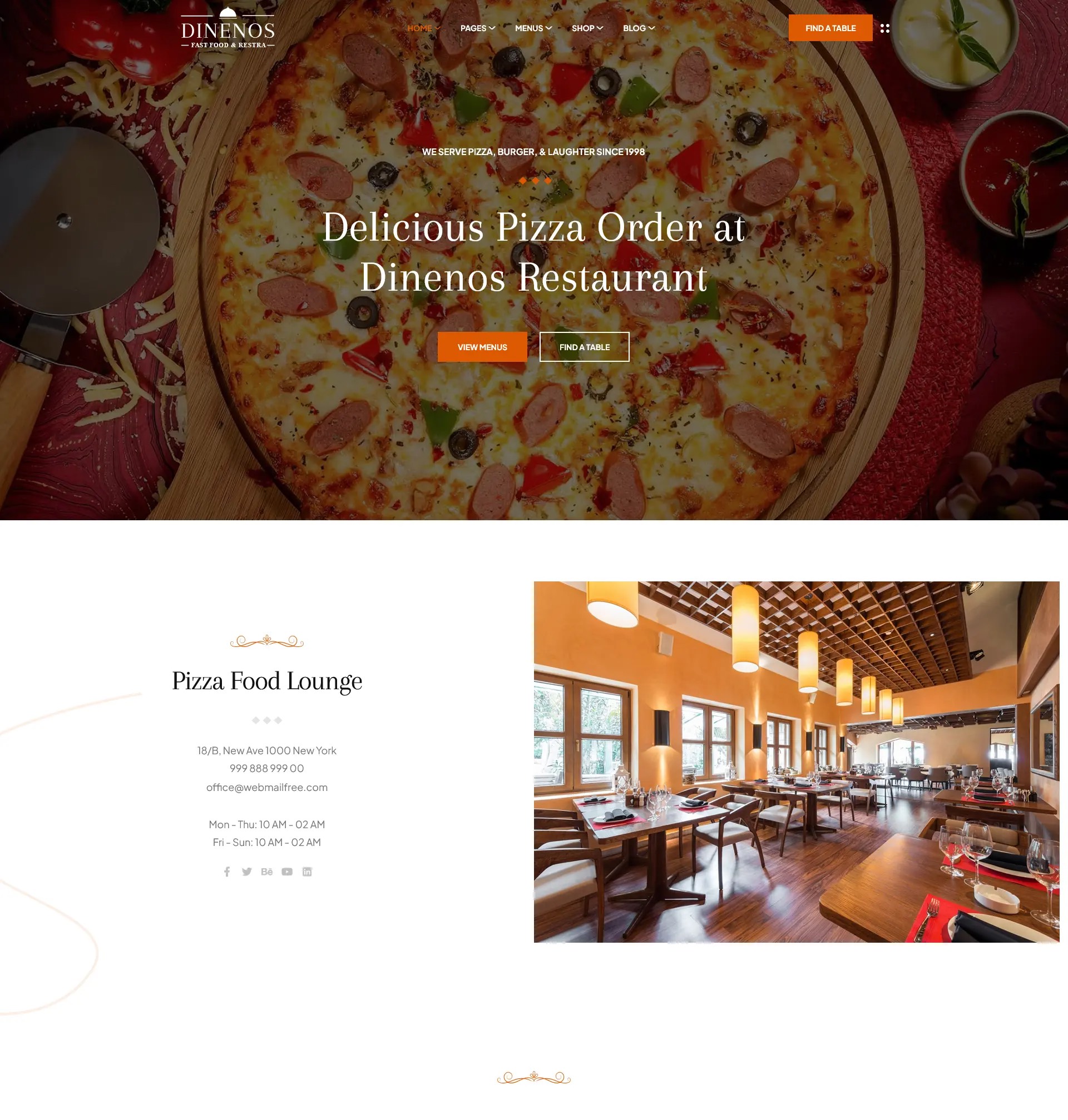 Dinenos | 汉堡披萨快餐店西餐厅HTML网站模板插图4-WP资源海 Dinenos | 汉堡披萨快餐店西餐厅HTML网站模板插图4-WP资源海