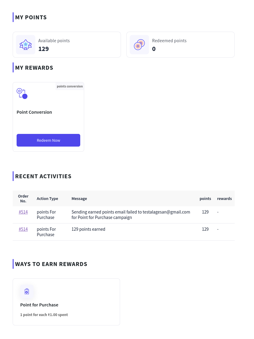 WPLoyalty Pro-最受欢迎的WooCommerce积分和奖励插件插图6-WP资源海 WPLoyalty Pro-最受欢迎的WooCommerce积分和奖励插件插图6-WP资源海