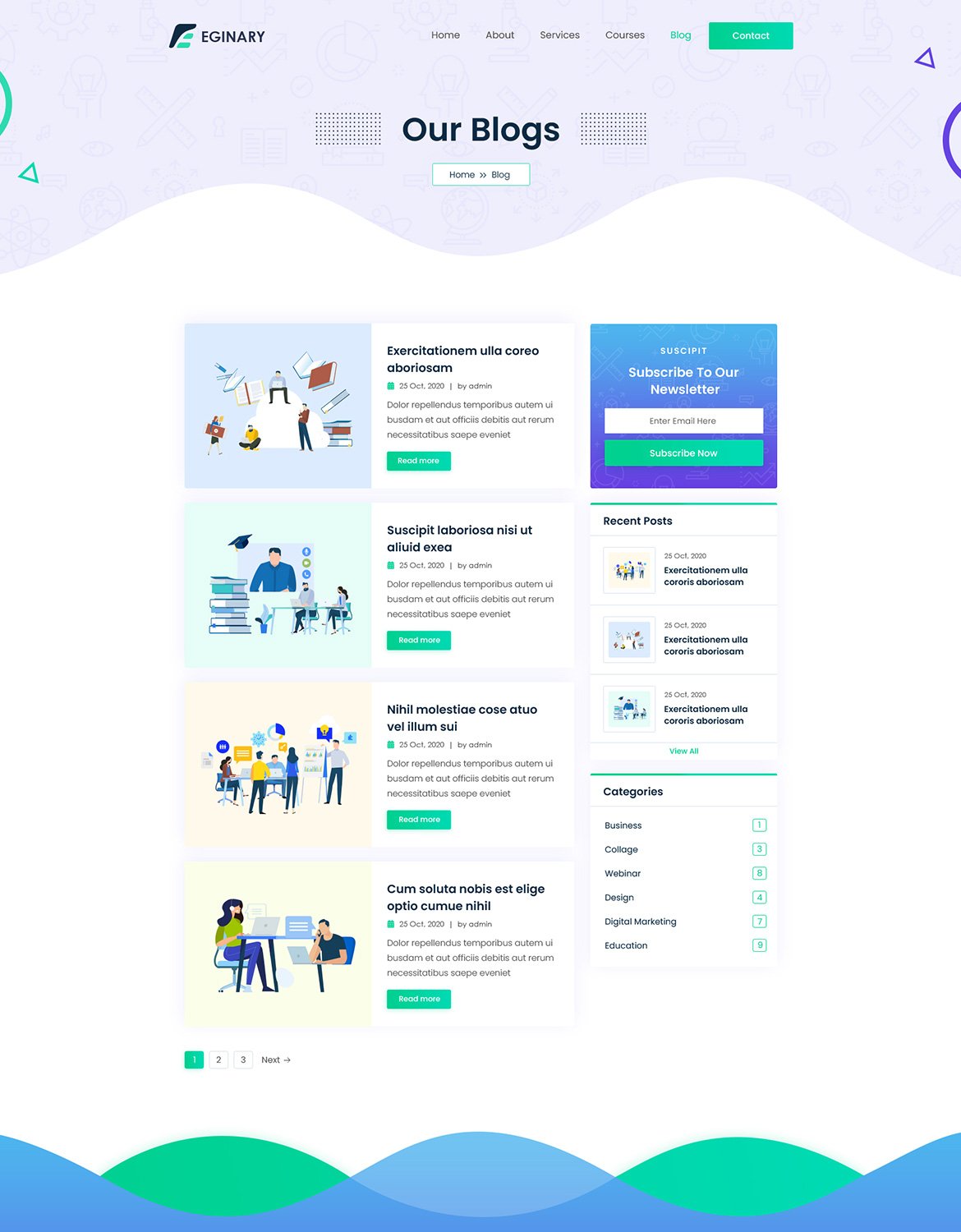 Eginary-教育培训学校大学网站HTML5模板插图9-WP资源海
