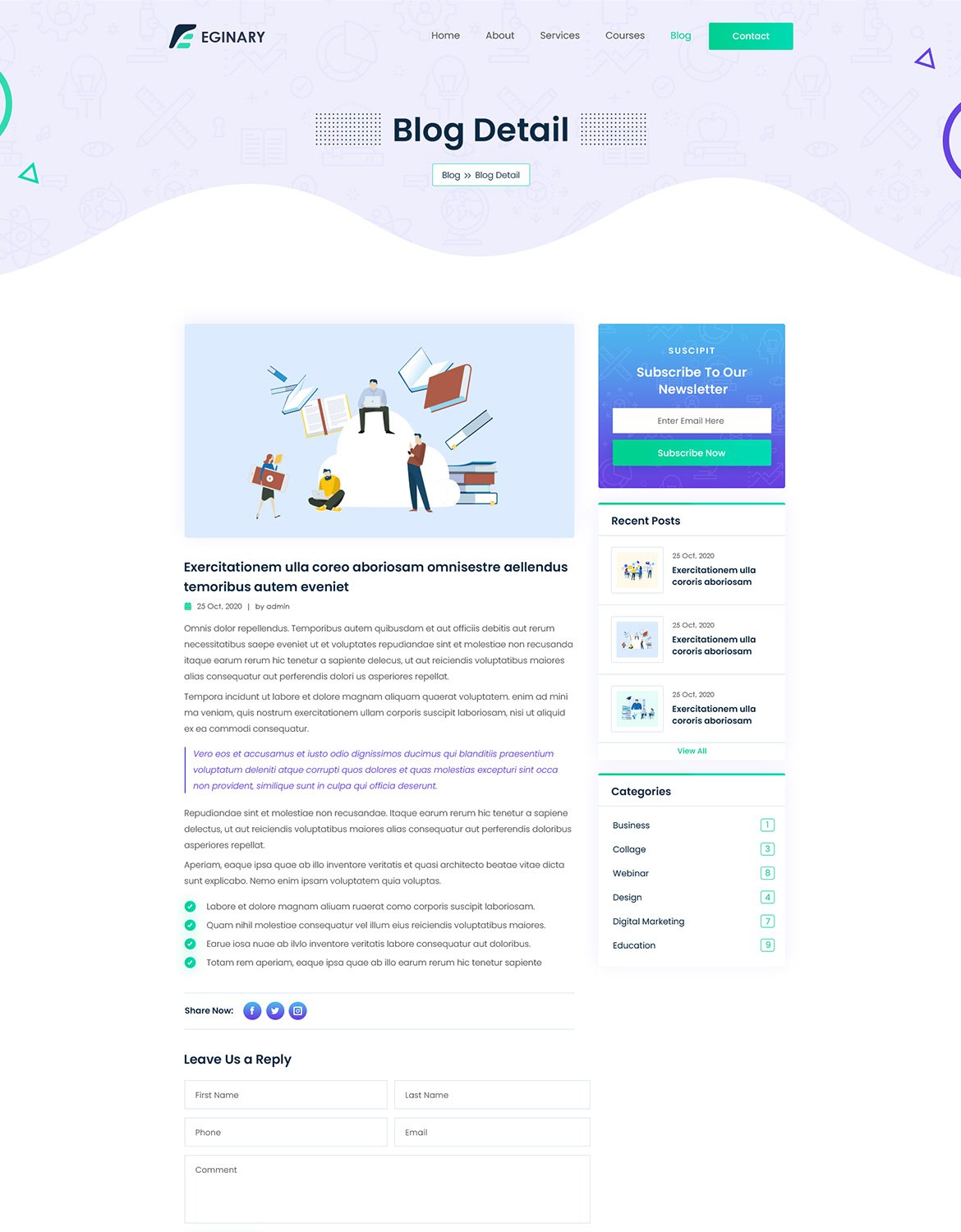 Eginary-教育培训学校大学网站HTML5模板插图8-WP资源海