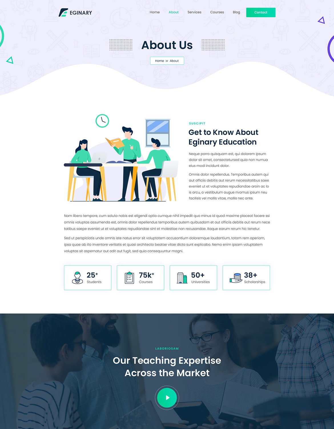 Eginary-教育培训学校大学网站HTML5模板插图4-WP资源海