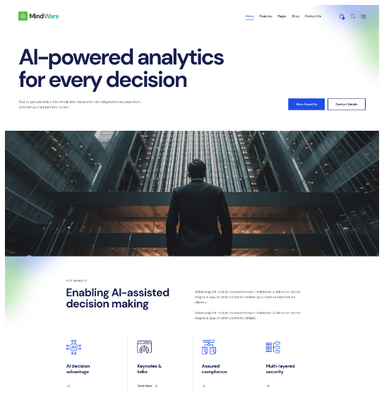 MindWare-人工智能机器学习AI软件WordPress主题插图7-WP资源海 MindWare-人工智能机器学习AI软件WordPress主题插图7-WP资源海