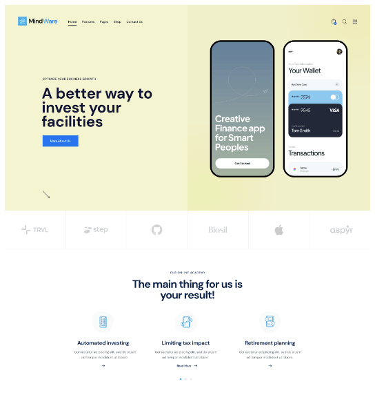 MindWare-人工智能机器学习AI软件WordPress主题插图3-WP资源海 MindWare-人工智能机器学习AI软件WordPress主题插图3-WP资源海