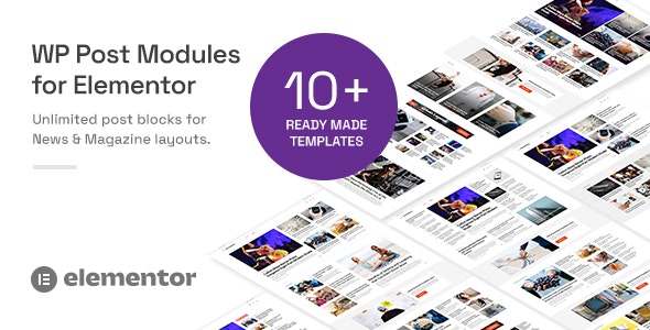 WP Post Modules-百变文章列表布局Elementor扩展插件[更至v2.5.1]