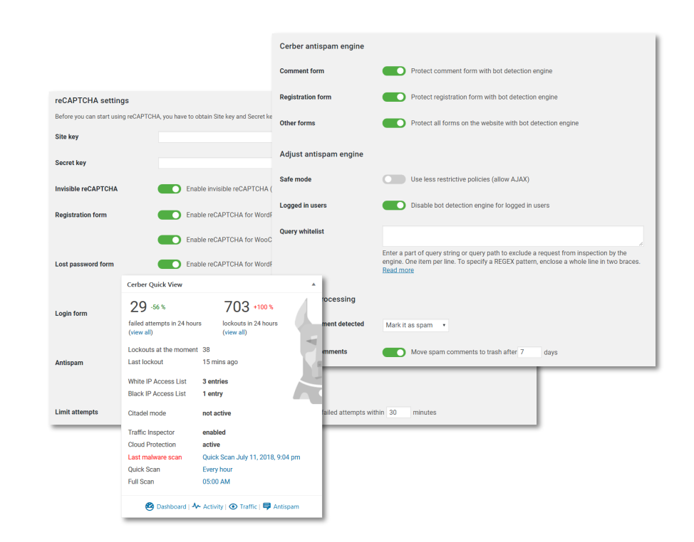 WP Cerber Security PRO-网站防护蔷安全备份WordPress插件插图1-WP资源海 WP Cerber Security PRO-网站防护蔷安全备份WordPress插件插图1-WP资源海