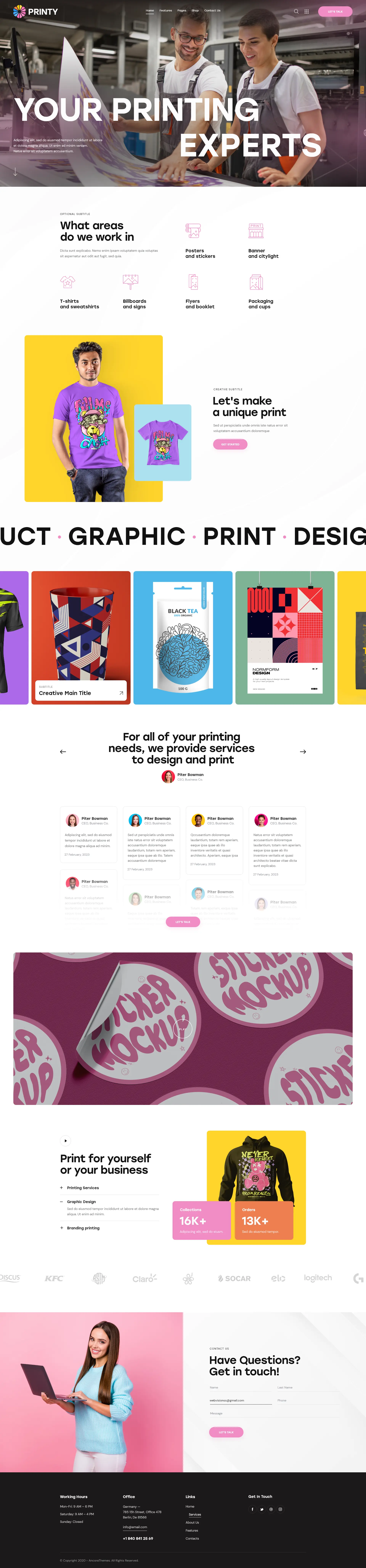 Printy-T恤印染印刷厂3D打印公司WordPress主题[更至v1.3]插图6-WP资源海