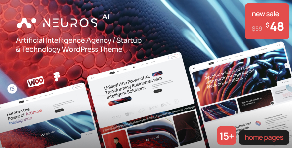 Neuros-人工智能AI科技公司网站模板WordPress主题
