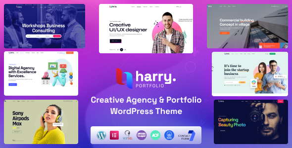 Harry-创意设计多用途畅销款WordPress主题