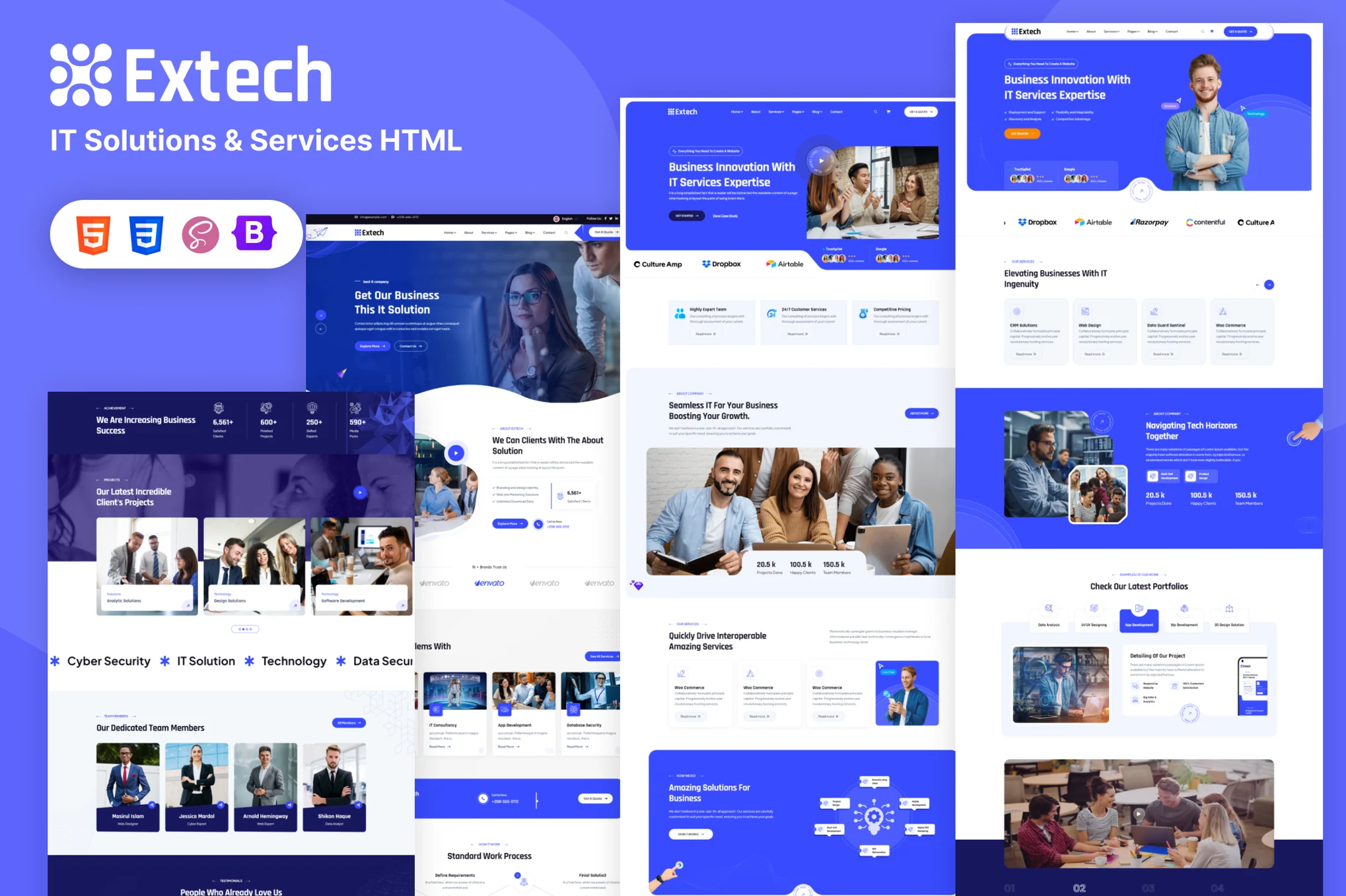 Extech-互联网络IT软件科技公司HTML5网站模板插图1-WP资源海 Extech-互联网络IT软件科技公司HTML5网站模板插图1-WP资源海