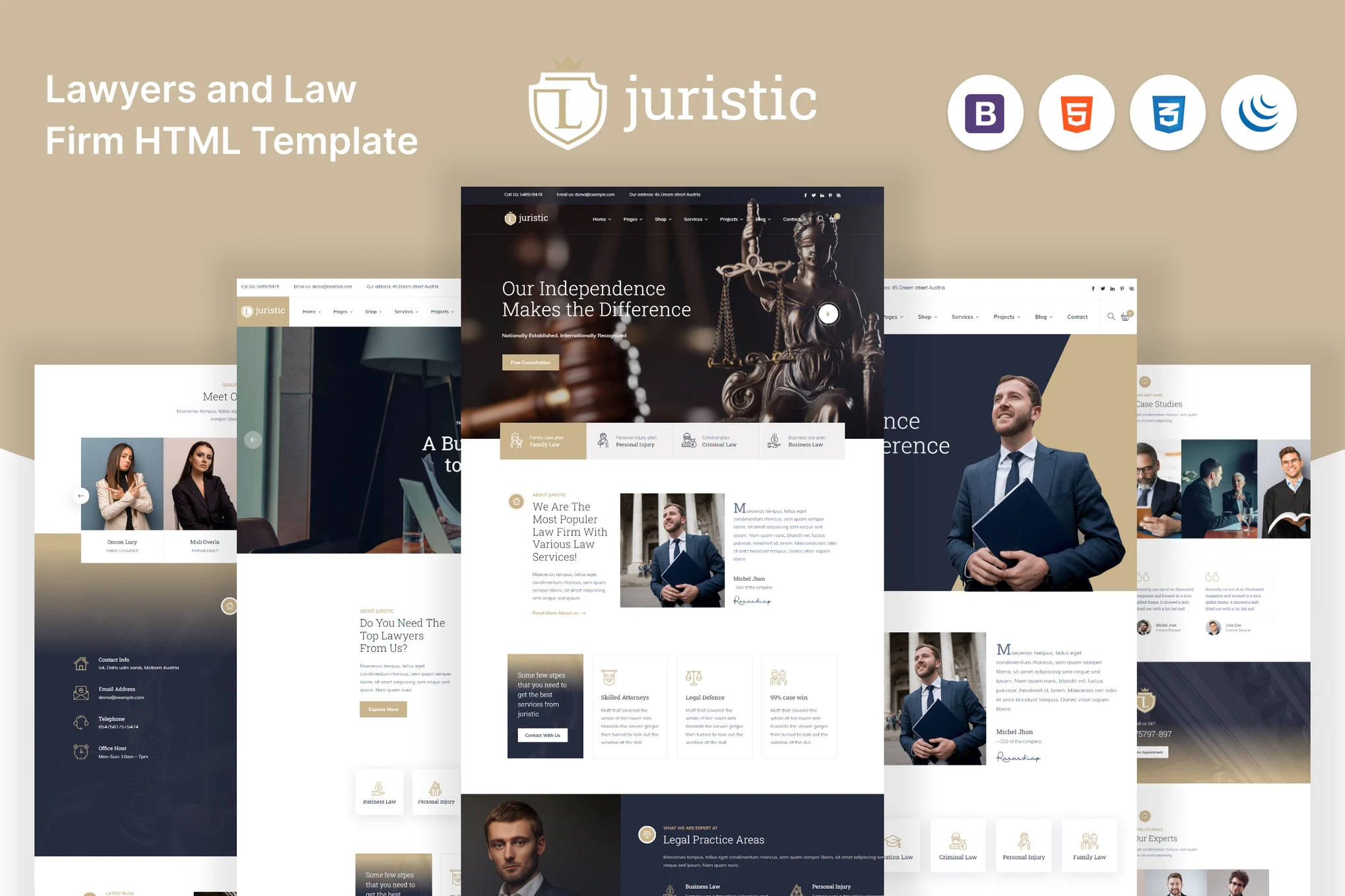 Juristic-法律咨询律师事务所网站HTML5模板插图1-WP资源海 Juristic-法律咨询律师事务所网站HTML5模板插图1-WP资源海