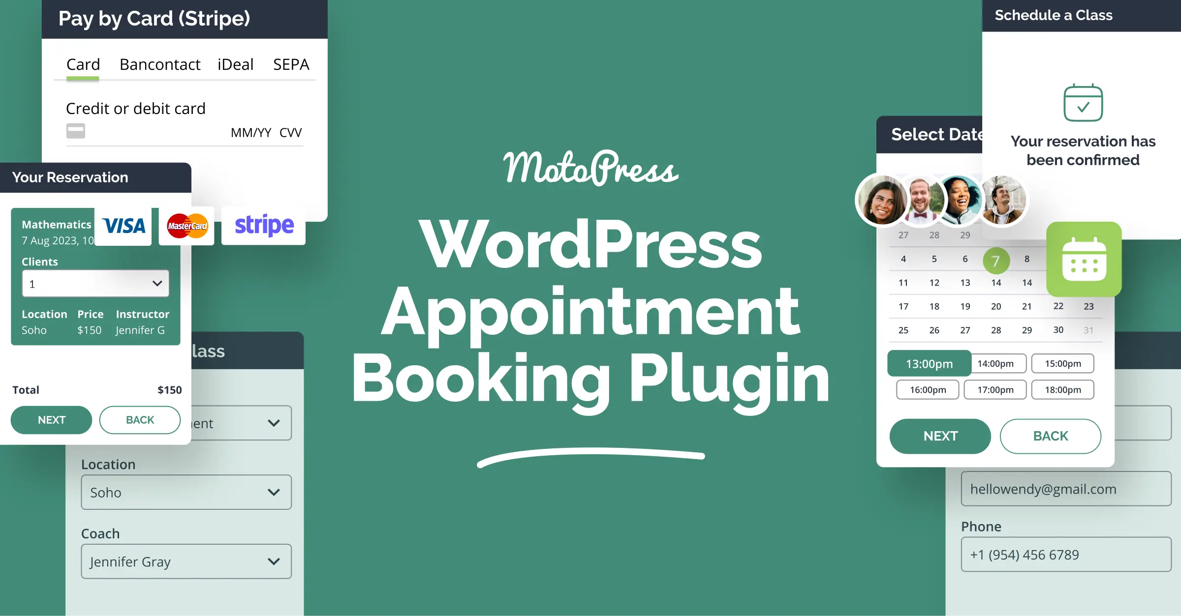 MotoPress Appointment Booking-在线预约预定WordPress插件