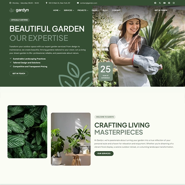 Gardyn-绿植店园艺师景观设计HTML5网站模板插图4-WP资源海 Gardyn-绿植店园艺师景观设计HTML5网站模板插图4-WP资源海