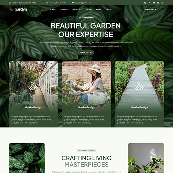 Gardyn-绿植店园艺师景观设计HTML5网站模板插图5-WP资源海 Gardyn-绿植店园艺师景观设计HTML5网站模板插图5-WP资源海