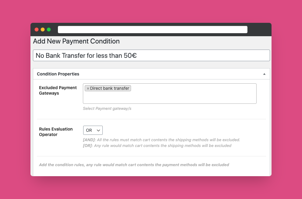 WooCommerce Restricted Shipping and Payment Pro-支付与配送方式条件限制插件[更至v4.0.0]插图4-WP资源海